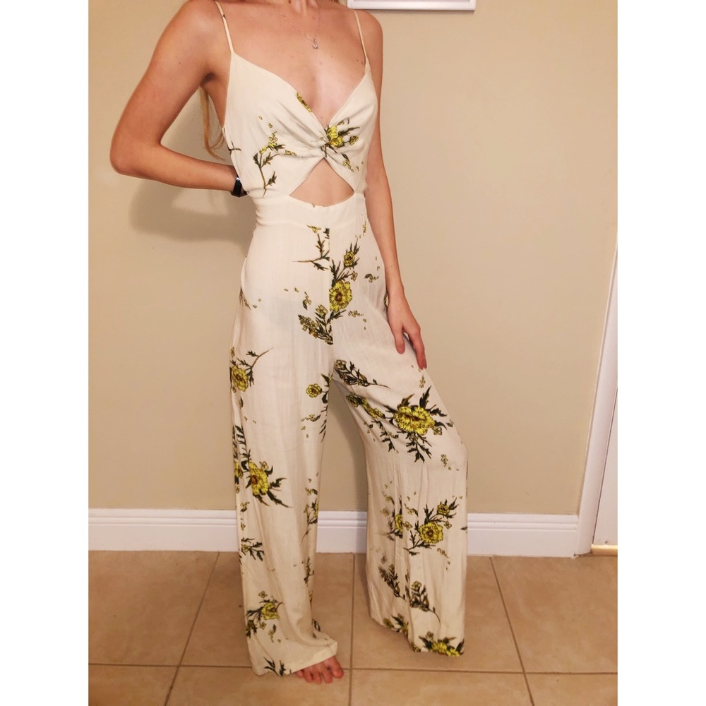 Vintage Floral Jumpsuit